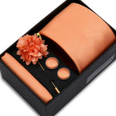 Gravata Social Masculina Laranja Pastel SK32B